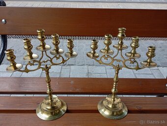 Predam pekne msadze svietniky - 2
