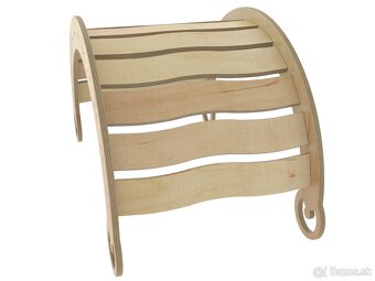 Montessori viacúčelová hojdačka ,preliezka,šmýkačka a tabuľa - 2