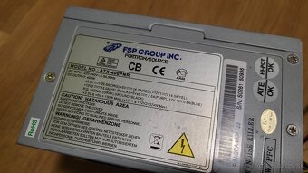 zdroj Fortron 400W, model ATX-400PNR - 2