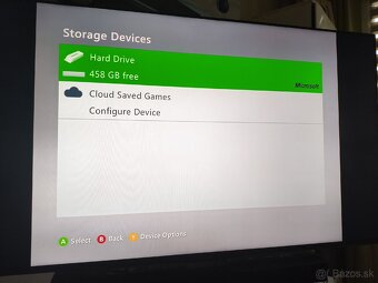 Xbox 360 500GB+2x ovládač+hry - 2