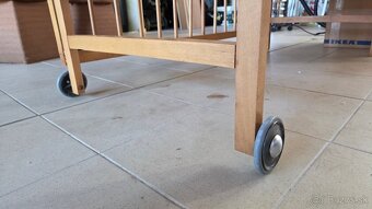 Detská drevená postieľka - 2