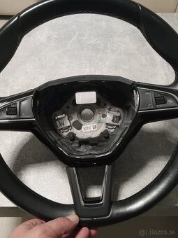 Multifunkčný kožený volant Škoda DSG padla - 2