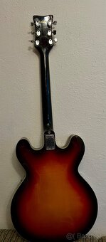 Welson elektrická gitara štýl ES-335 - 2