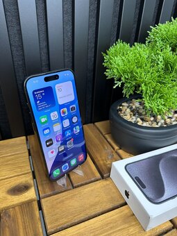 ► Apple iPhone 15 Pro Black Titanium │ Záruka 1 rok - 2