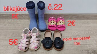 Detská obuv č.20,21,22,23, 23/5 - 2