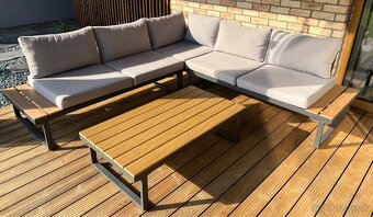 Záhradná sedacia súprava MODENA - Teak - 2
