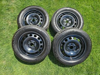 205/55 R16 Continental + plechove disky - 2