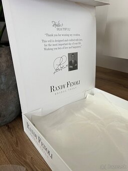 Značkový závoj Randy Fenoli Deluxe - 2