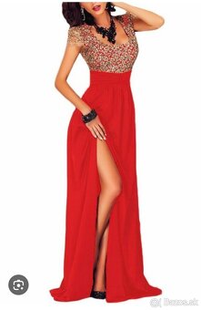 Dlhé spoločenské šaty S - 2