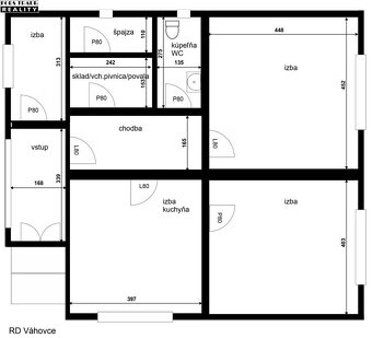 Predáme rodinný dom vo Váhovciach na rožnom pozemku - 2