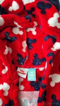 Detský župan s kapucňou Mickey Mouse - 2