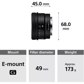 Sony FE 40 mm F2.5 G - 2