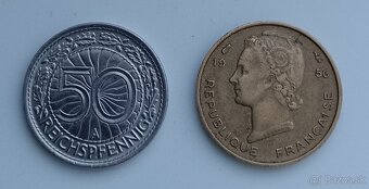 mince Nemecka risa a kolonialna Francuzska Afrika - 2