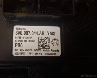 Panel klimatizácie Climatronic Škoda Superb 3 - 2