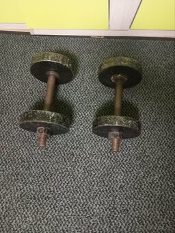 Činky 2x 15 kg - 2