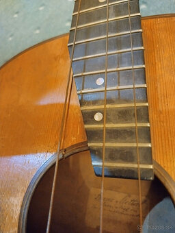 Starožitná akustická gitara Franz Mettal - 2