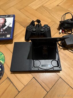 Sony Playstation 2 + dualshock + hry - 2