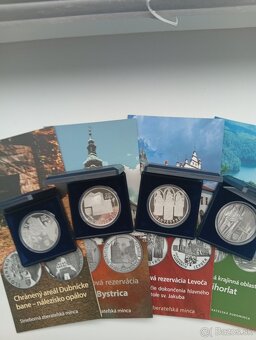 Strieborné 20 eurové mince PROOF - 2