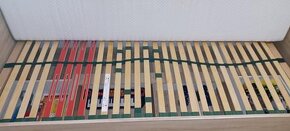 Detská posteľ s matracou a roštom 200×90, skrinka 204x39 - 2