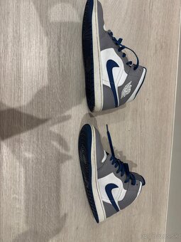 Air Jordan 1 Mid "True Blue" Nike tenisky veľ. 42 - 2