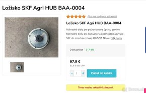 Originál Ložisko SKF Agri HUB BAA-0004 20ks - 2