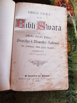 Bible svatá 1899 - 2
