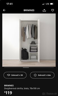 Skrina brimnes ikea - 2