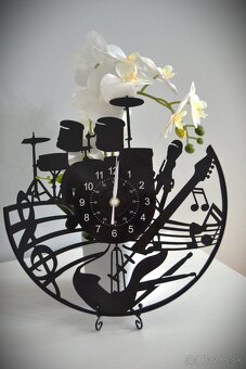Melody Clock Rock, dizajnové hodiny z vinylovej LP platne - 2
