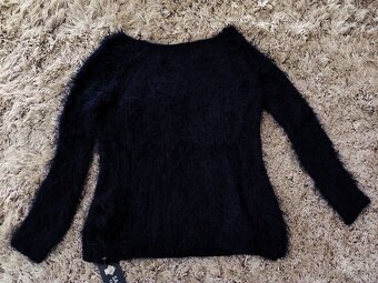 Dámsky pulóver modrý S/36 - 2