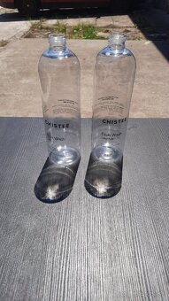 Sklenené a plastové fľaše CHISTEE s etiketou – väčšie množst - 2