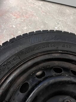 Disky 5Jx14 ET 39 + 2 sady gum 165/70 R14 - 2