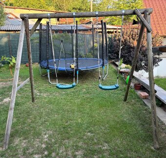 Trampolína a hojdačka - 2
