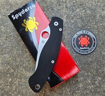 Vreckový skladací edc nôž Spyderco military 2 - 2