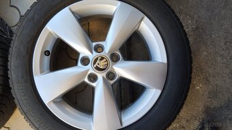 Sada alu diskov 5x100 pne.185/60R15 BRIDGESTONE SKODA - 2