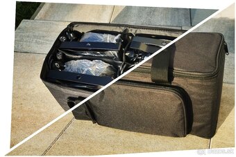 4ks led par reflektory RGBW-140W, diaľkové ovládanie + TAŠKA - 2