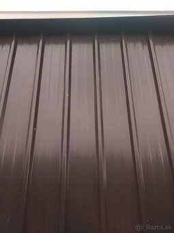 Plech na strechu – T12, T18, škridplech, antracit / hnedý - 2