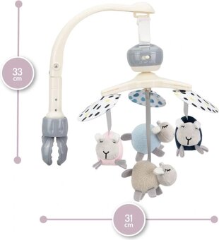 Predám hudobný kolotoč na postieľku a kočík MoMi KIKI - 2