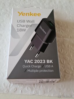 Predám - Telefoný nabijacku. USB A stup - 2