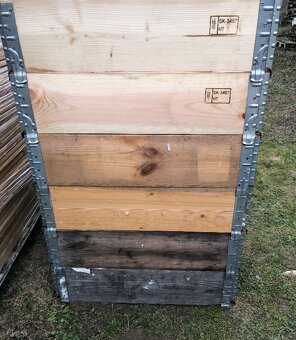 Paletové ohrádky pre vyvýšený záhon - 2