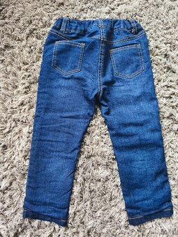 Dievčenské zateplené džínsy - 2