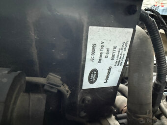 Predam kurenie/prihrev Webasto Thermo Top V pre Land Rover - 2