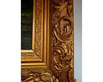 Obraz olej na platne v hrubom ráme - 2