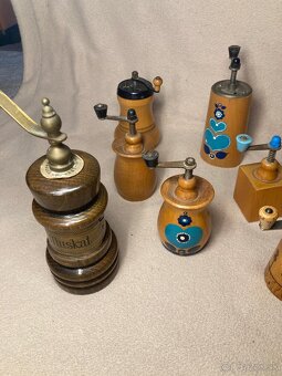 Ručné mlynčeky na korenie – drevené - 2