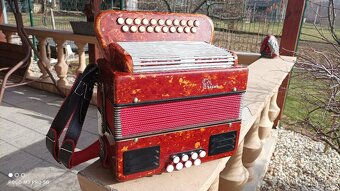 Harmonika-Heligonka.Ligna,Trojhlas ,C-F. - 2