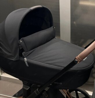 Trojkombinácia Cybex PRIAM Rosegold, Sepia black - 2