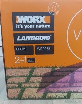 Robotická kosačka Worx Landroid VISION m800 WR208E+garáž - 2