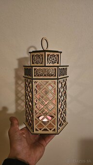Lampáš na el. sviečky, el. reťaze - 2