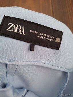 Zara bledomodré nohavice vel.Xs - 2