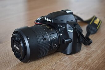 Nikon d3300 s 2x VR objektivom 18-55 afp + zoom 55-200 afs - 2