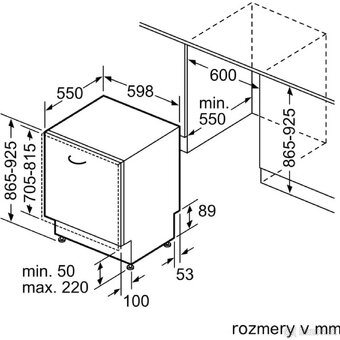 3 Siemens SX75Z800BE vstavaná umývačka riadu - 2
